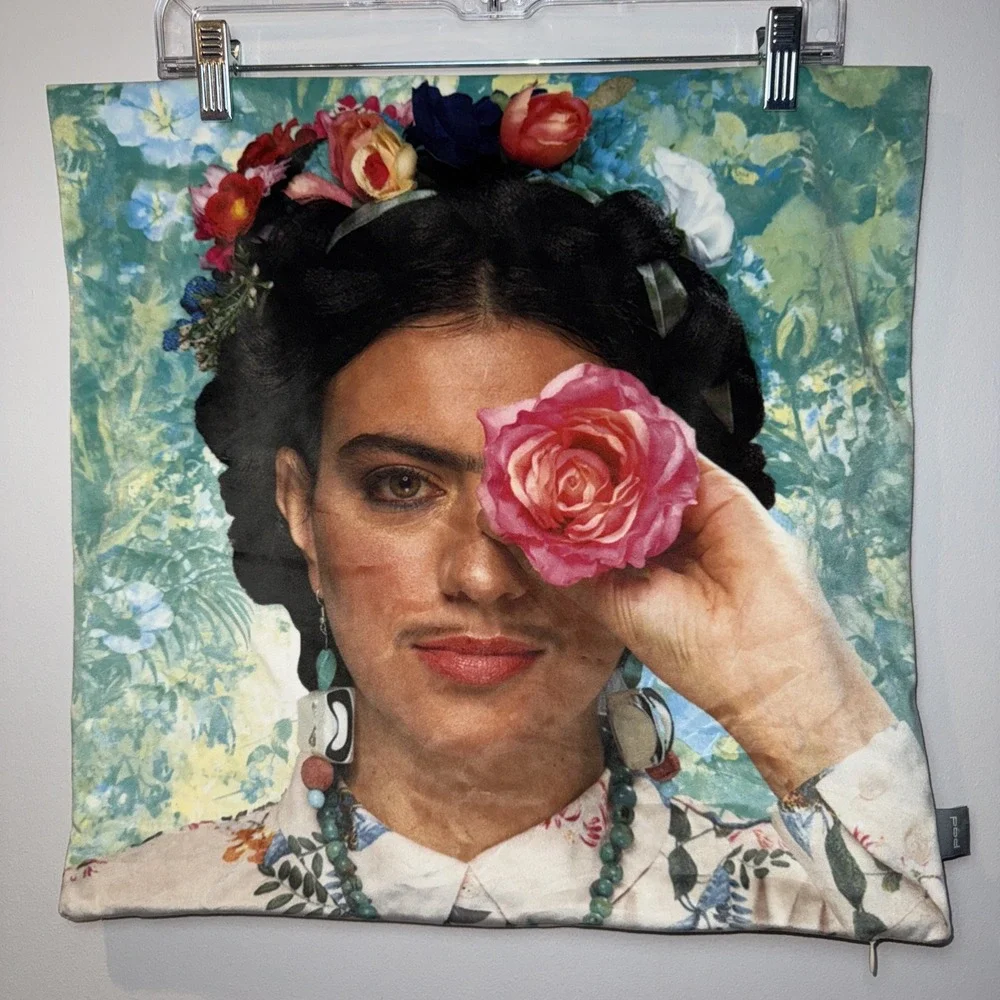 PAD Cushion Cover 17X17 Germany Home‎ Concept Frida Kahlo Inspiration Art Design